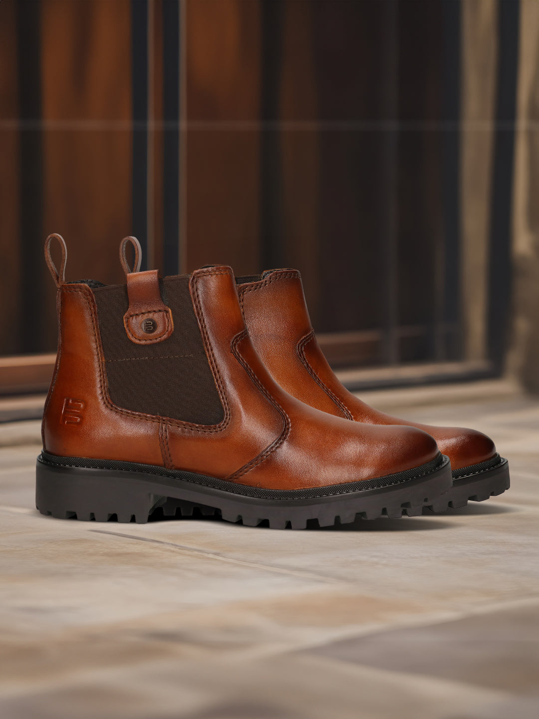 TT.BAGATT  Rania Cognac  Premium Leather Chelsea Boots