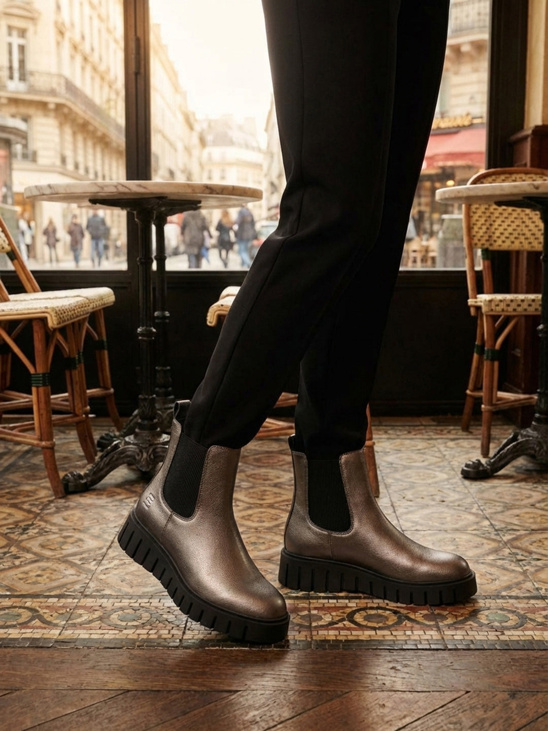 TT.BAGATT Benisha Dark Grey Chelsea Boots
