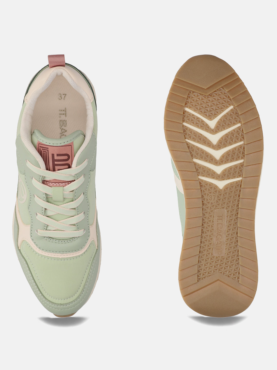 TT.BAGATT Bologna Light Green Sneakers