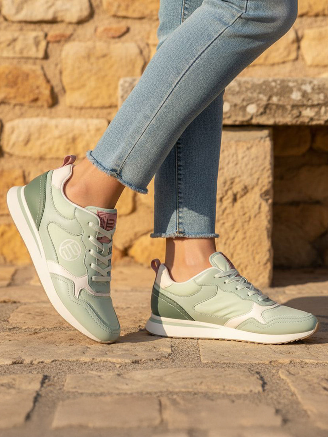TT.BAGATT Bologna Light Green Sneakers