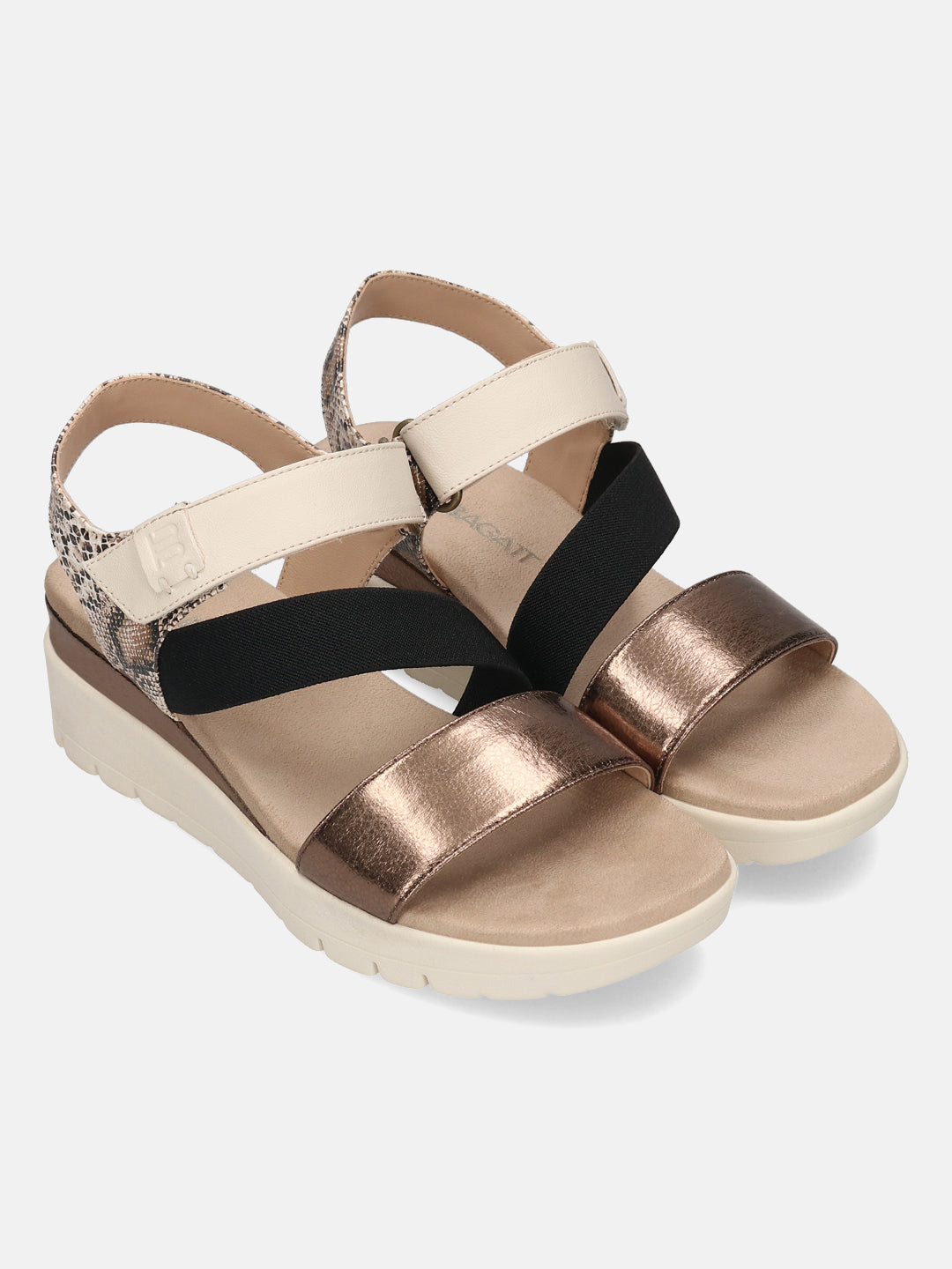 TT.BAGATT Senay Multicolor Flatform Heels