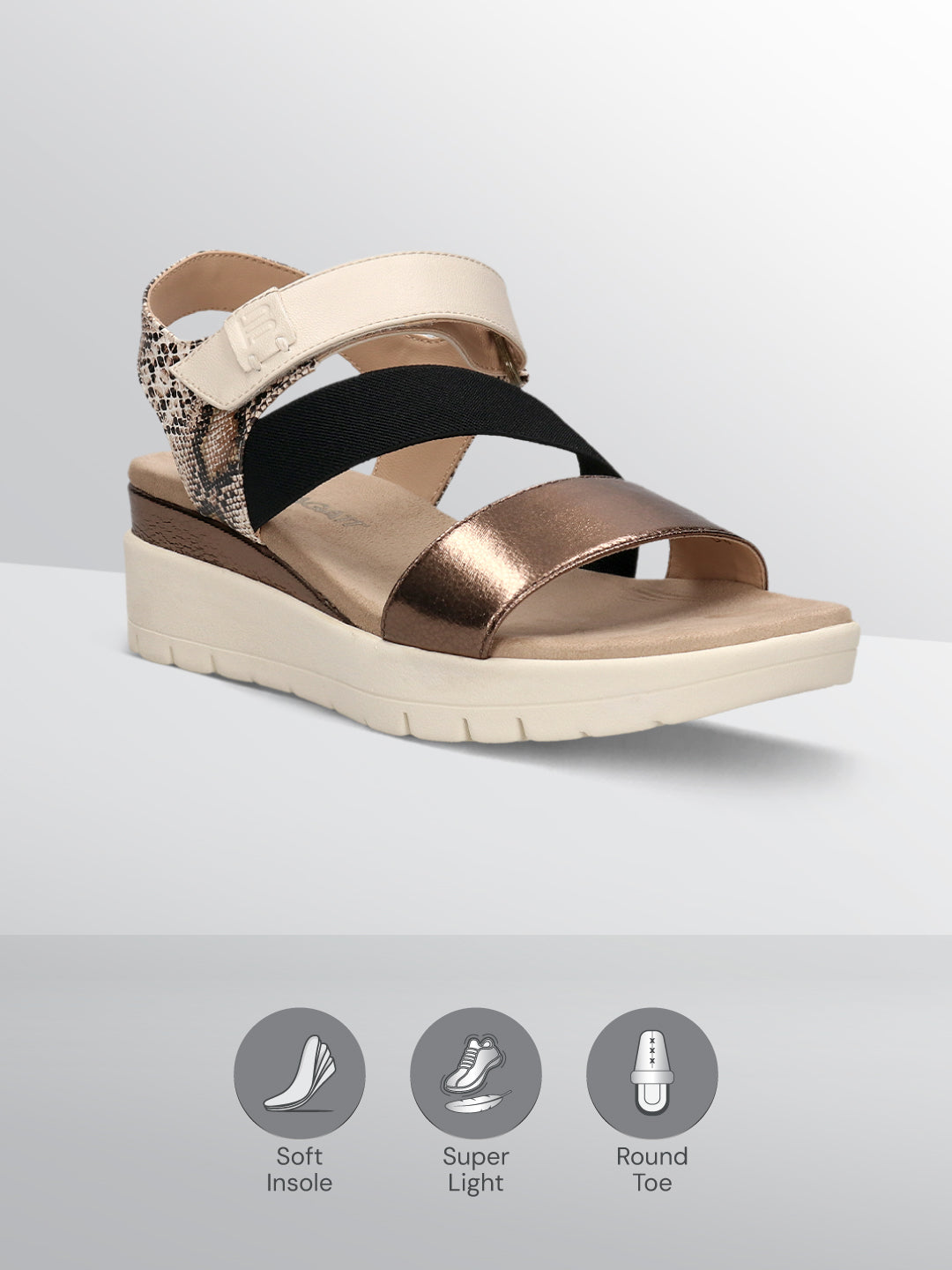 TT.BAGATT Senay Multicolor Flatform Heels