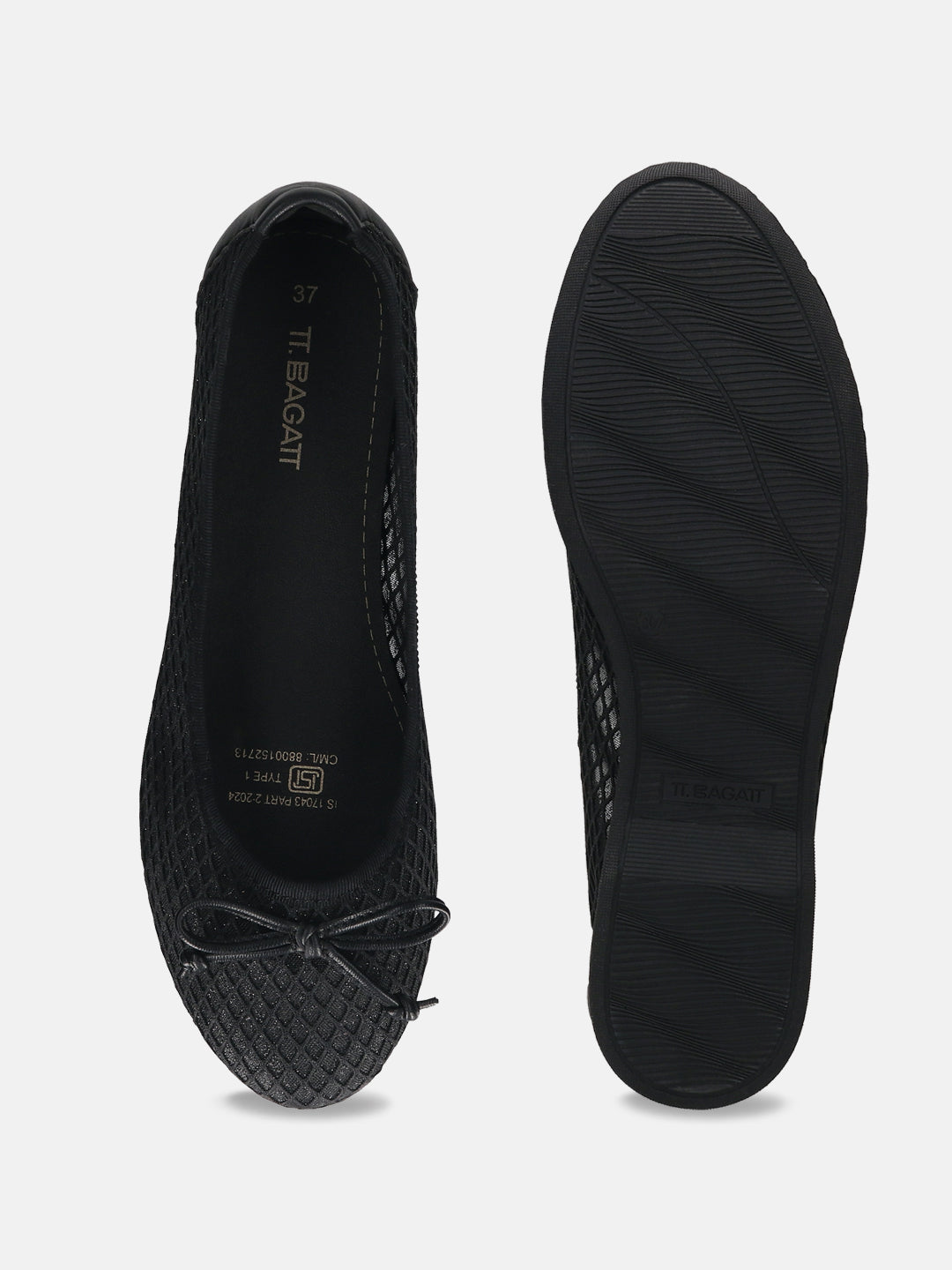 TT.BAGATT Inessa black Slip-ons