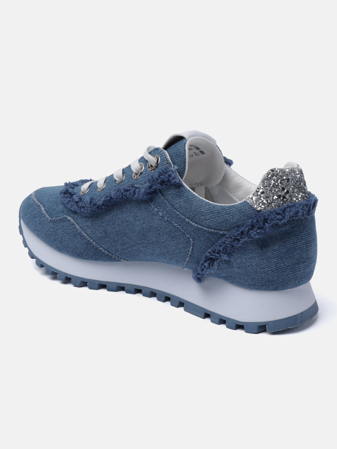 BAGATT Blue Mid Top Sneakers