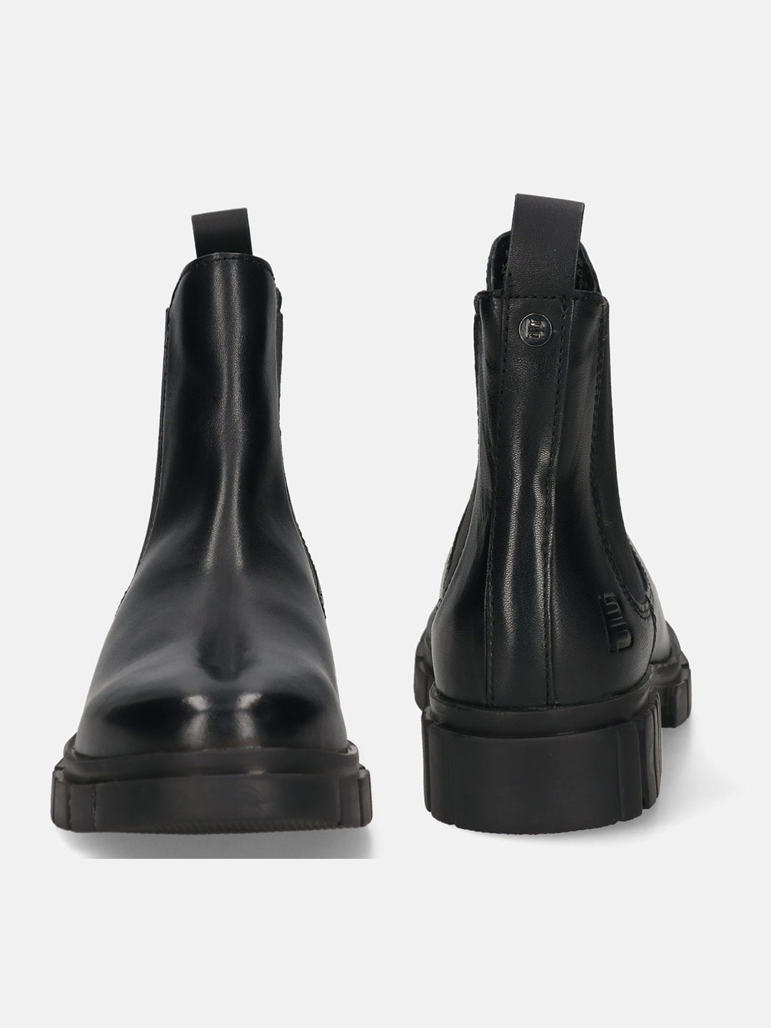 Fiona Black Leather Chelsea Boots