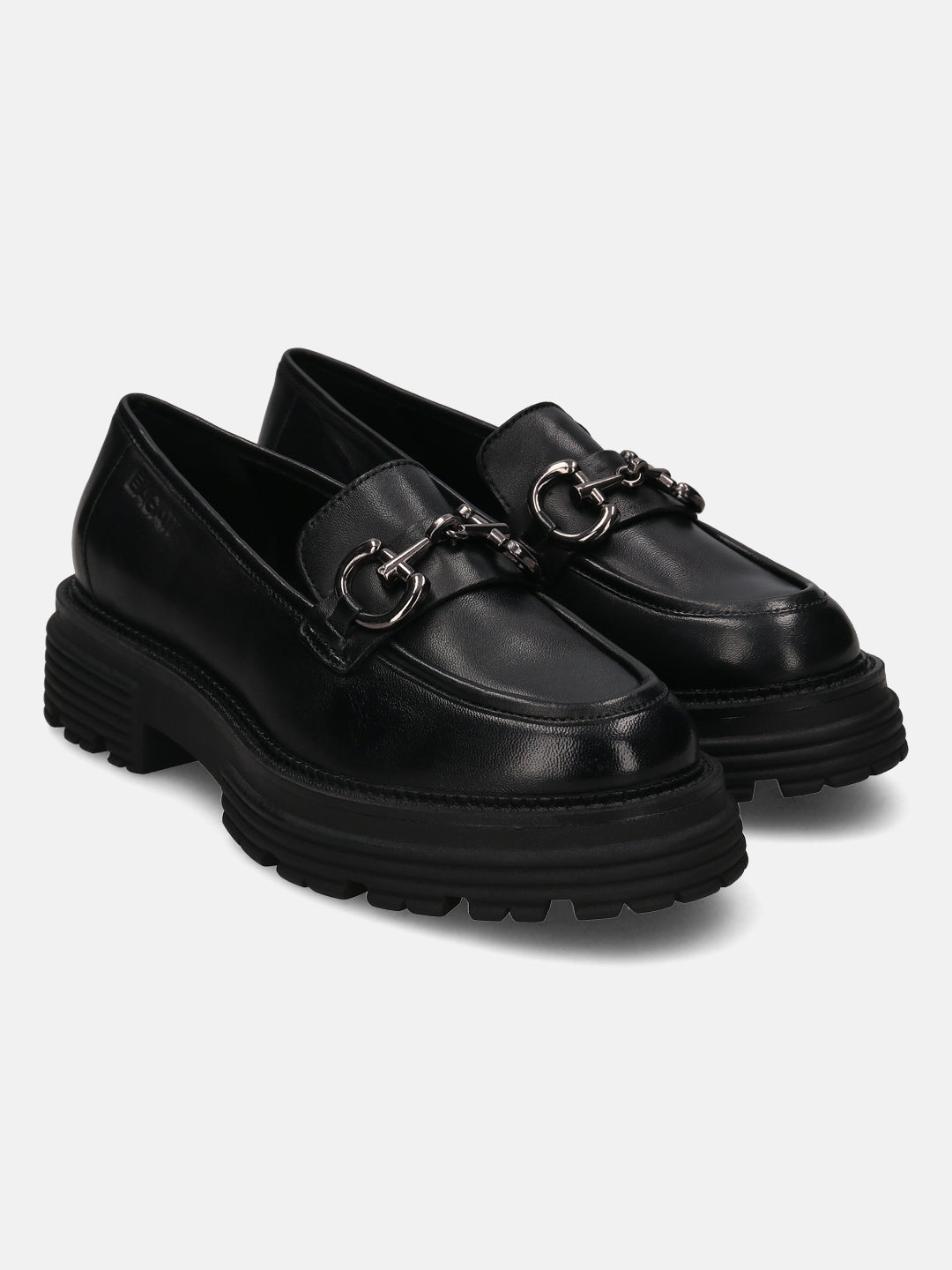 Enna Black Casual Loafers