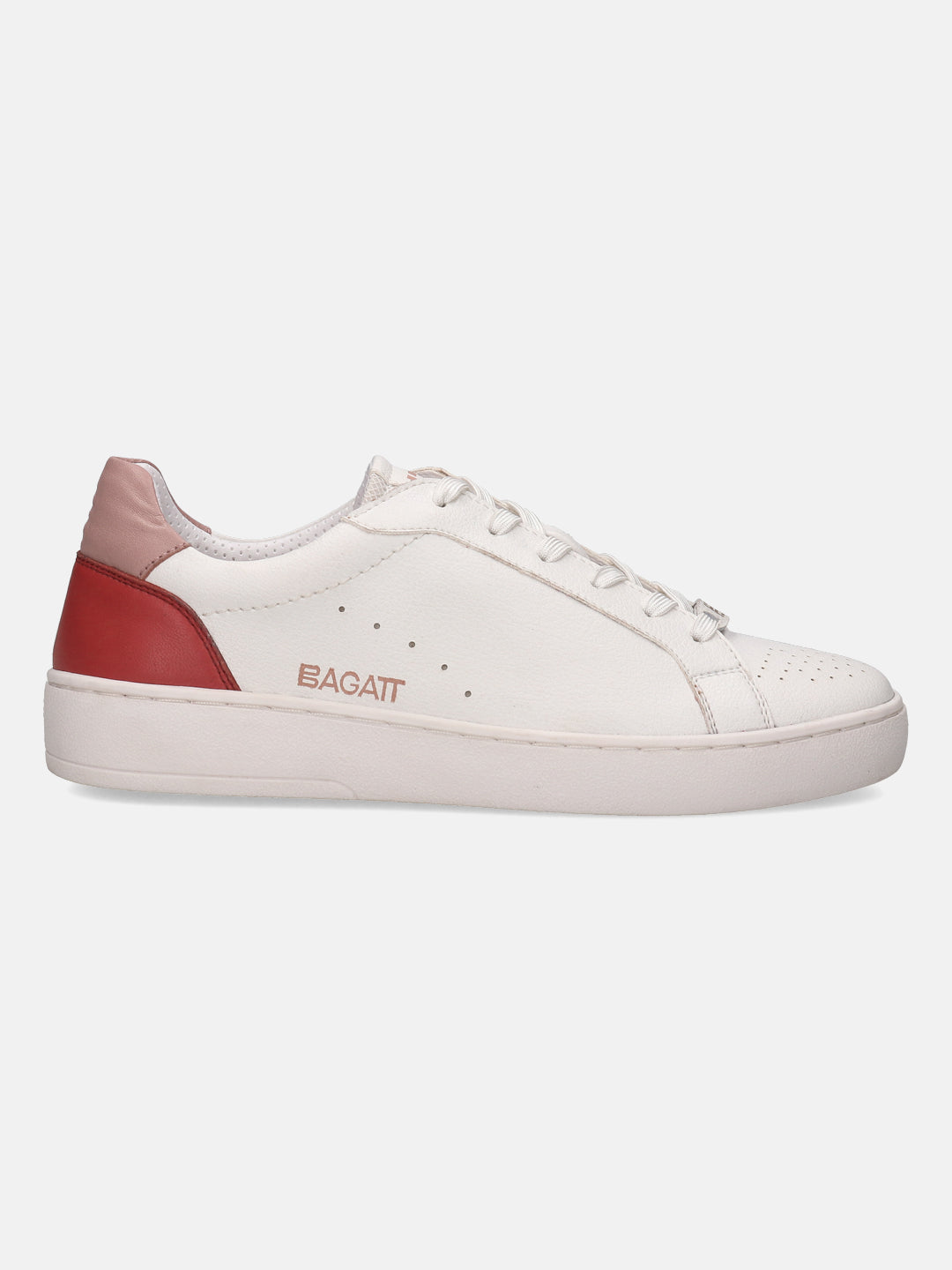 BAGATT White Mid Top Sneakers