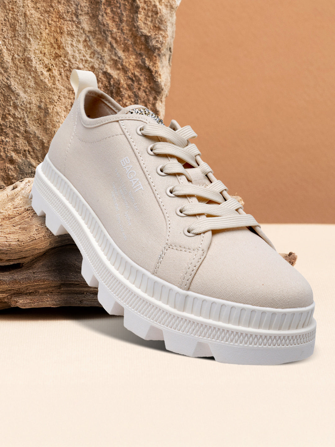 BAGATT  Dayla Beige  Low Top Sneakers