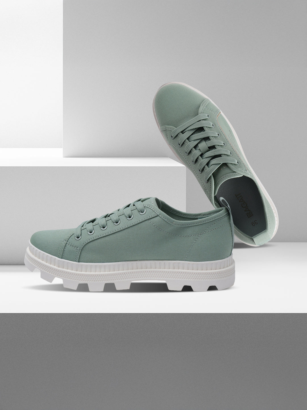 BAGATT  Dayla Light Green  Low Top Sneakers