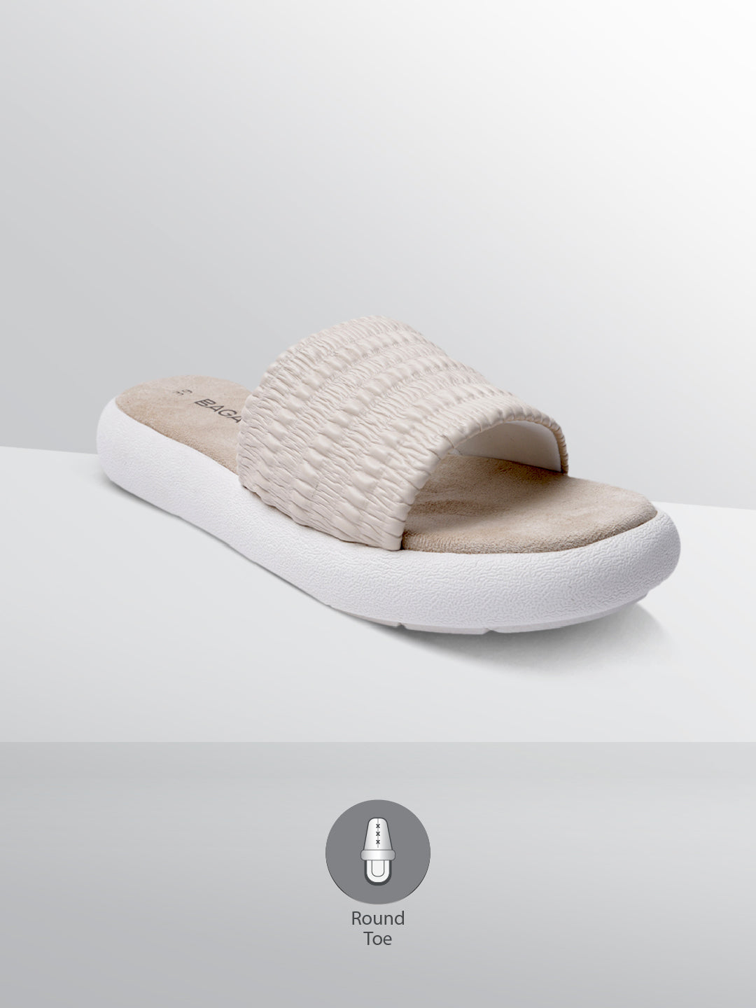 BAGATT  Jasmina Beige Flatform sandals