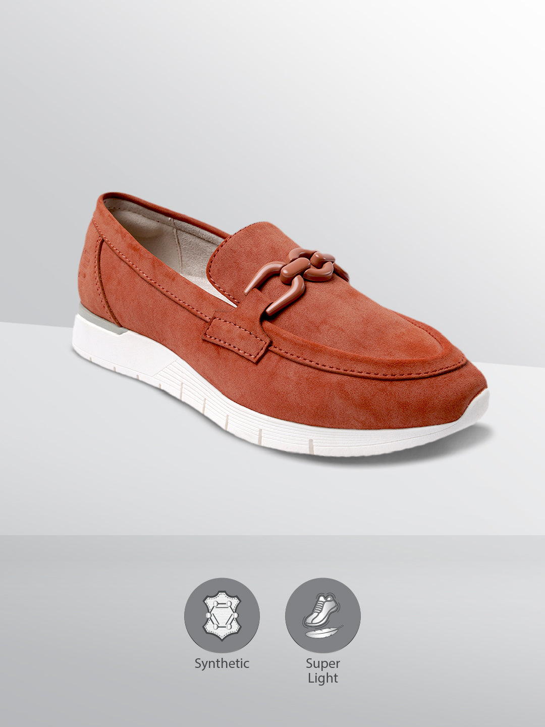 BAGATT  Ornella Orange Casuals Slip-Ons