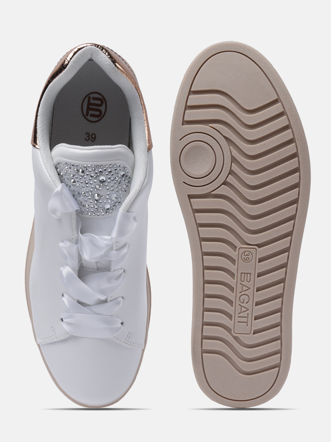 Piper Evo White & Beige Sneakers