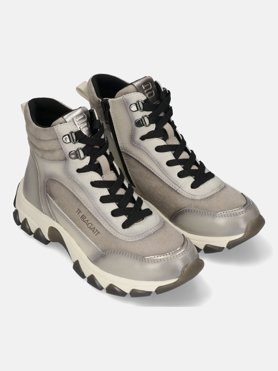 BAGATT Grey High Top Sneakers