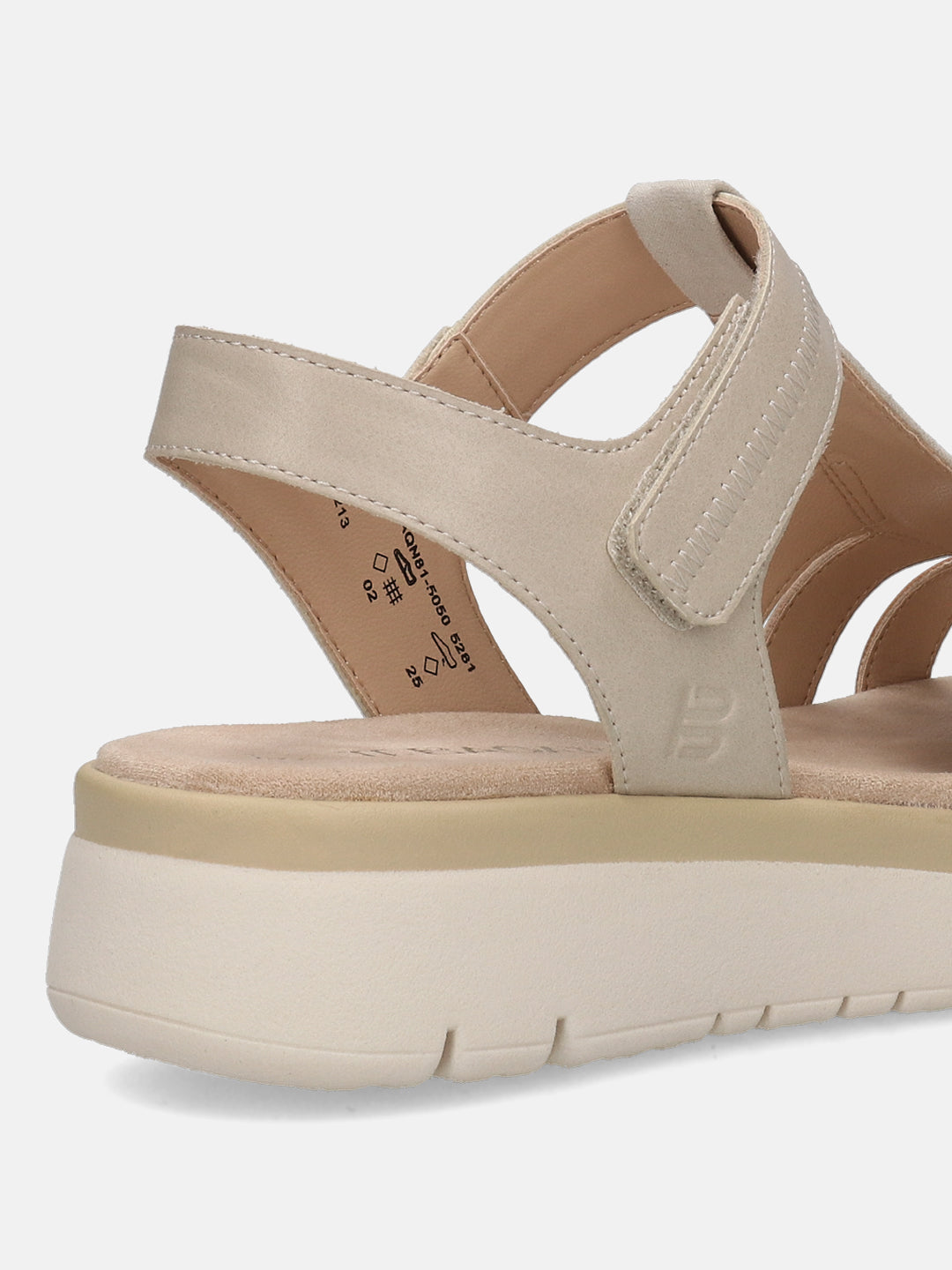 TT.BAGATT Izzy beige Flatform Sandals