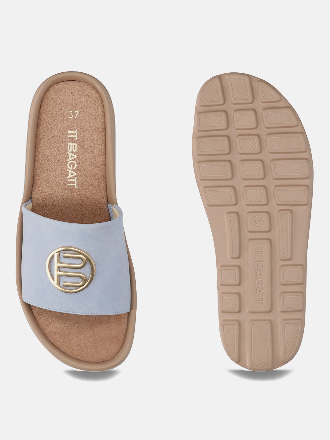 TT.BAGATT Betty light blue Flat Sandals