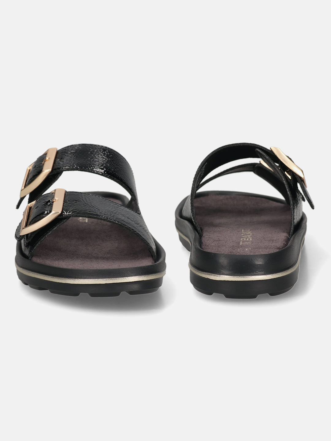 TT.BAGATT Betty black Flat Sandals