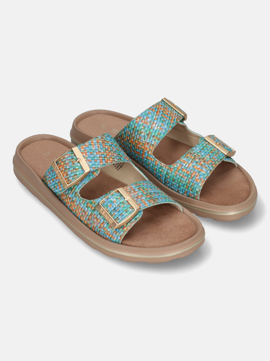TT.BAGATT Betty Multicolor Flat Sandals