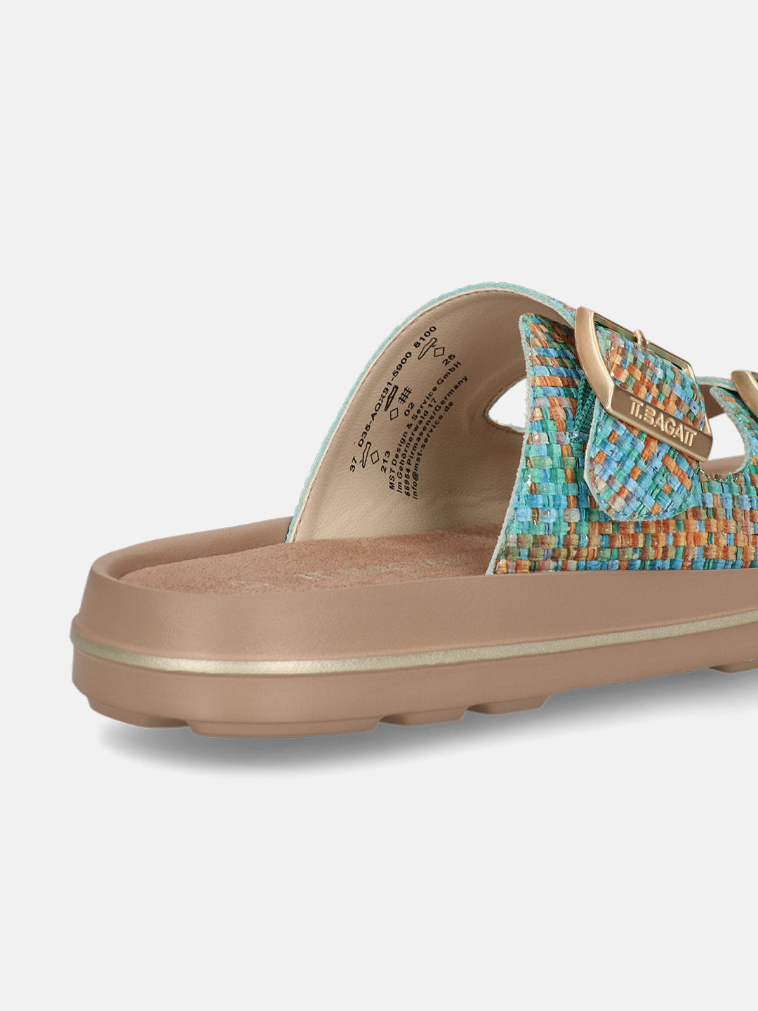 TT.BAGATT Betty Multicolor Flat Sandals