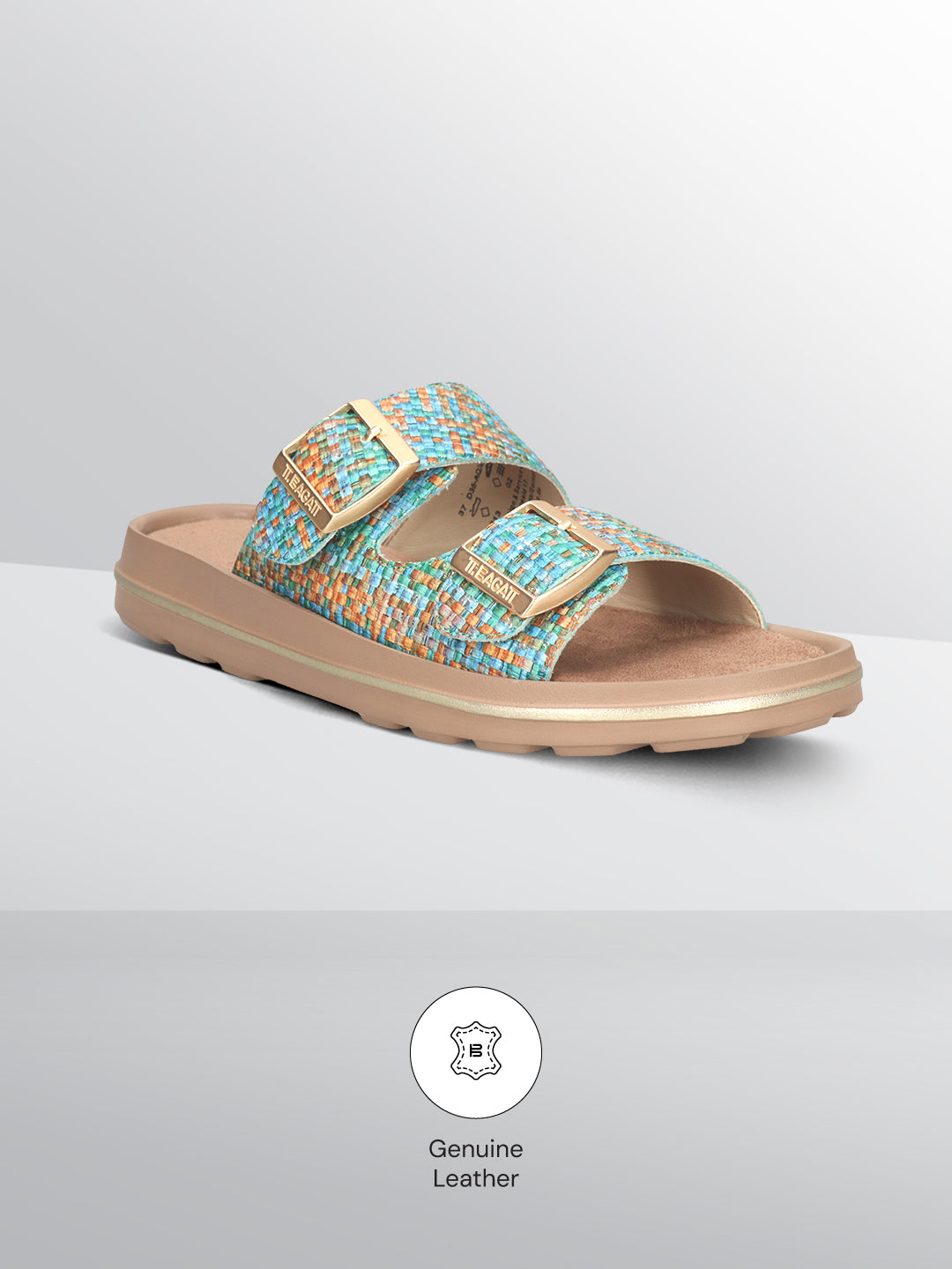TT.BAGATT Betty Multicolor Flat Sandals