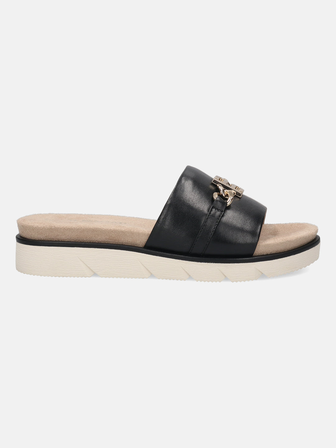 BAGATT Black Premium Leather Sandals