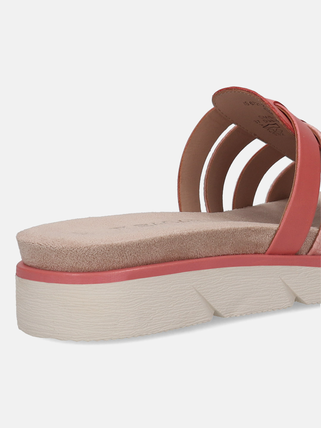 TT.BAGATT Kiko Pink Premium Leather Mules Flatform Sandal