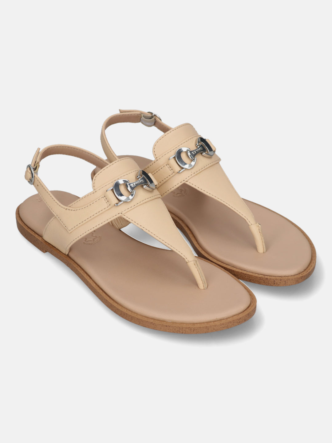 TT.BAGATT Goldy sand Premium Leather Flat Sandals
