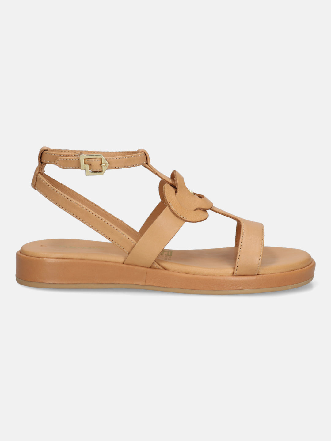 BAGATT Cognac Premium Leather Sandals