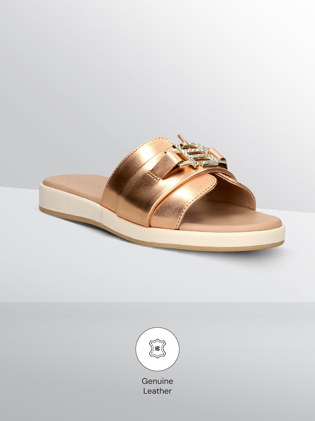 TT.BAGATT Ravenna rose Premium Leather Flatform Sandals