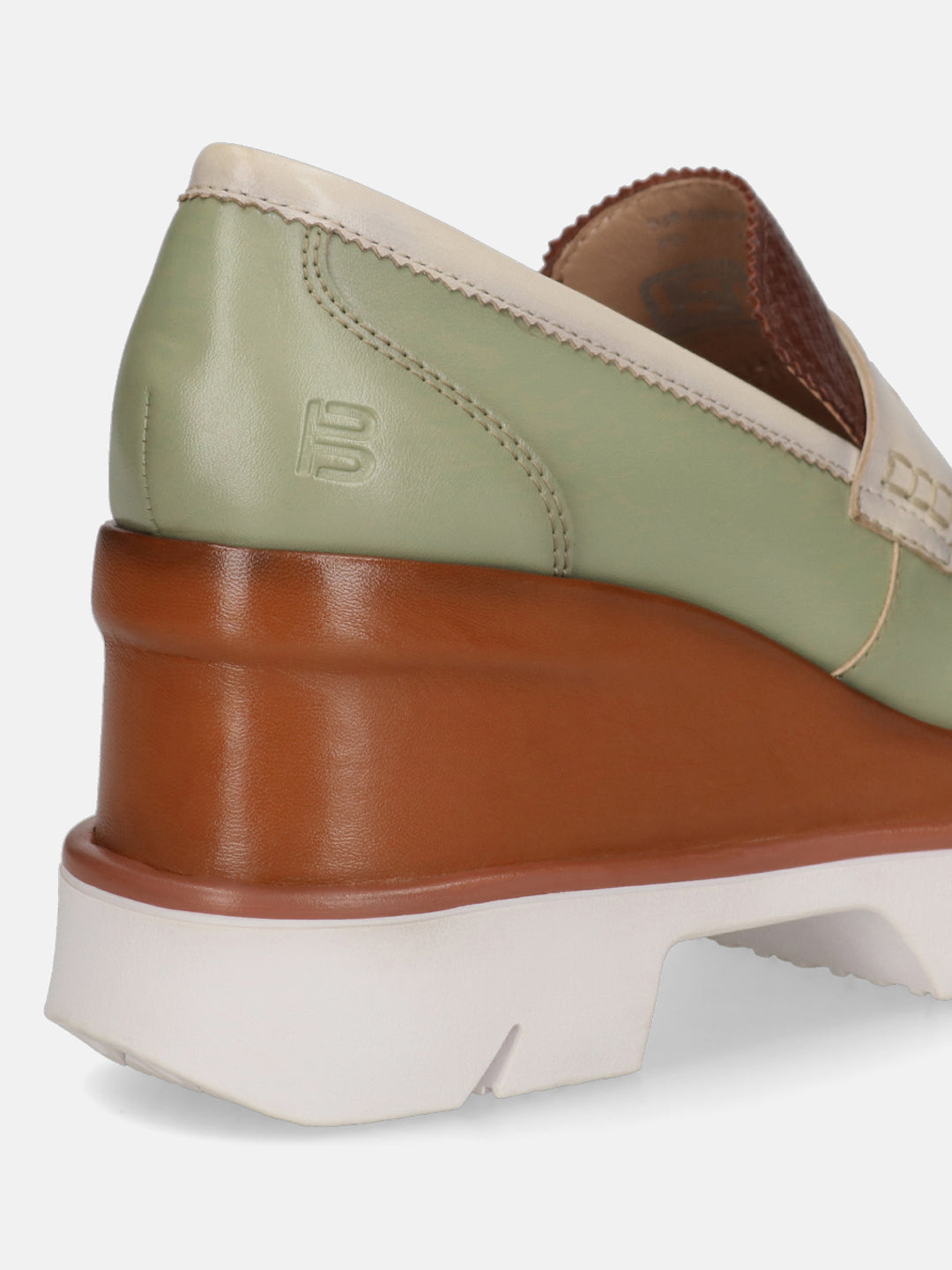 TT.BAGATT Trish light green Premium Leather Slip-Ons
