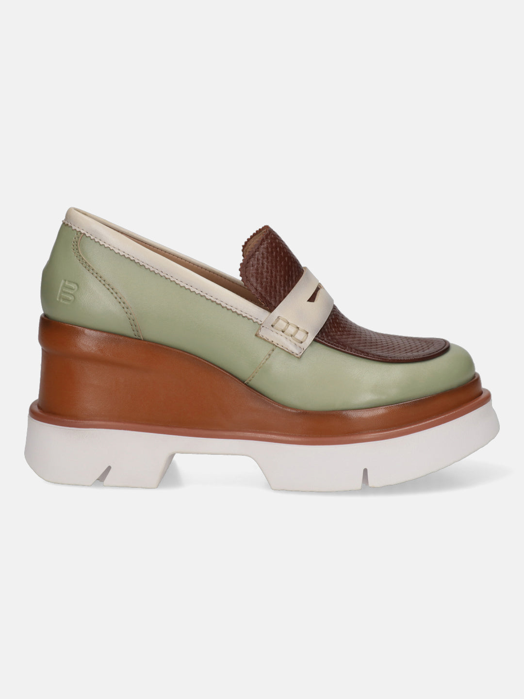 TT.BAGATT Trish light green Premium Leather Slip-Ons