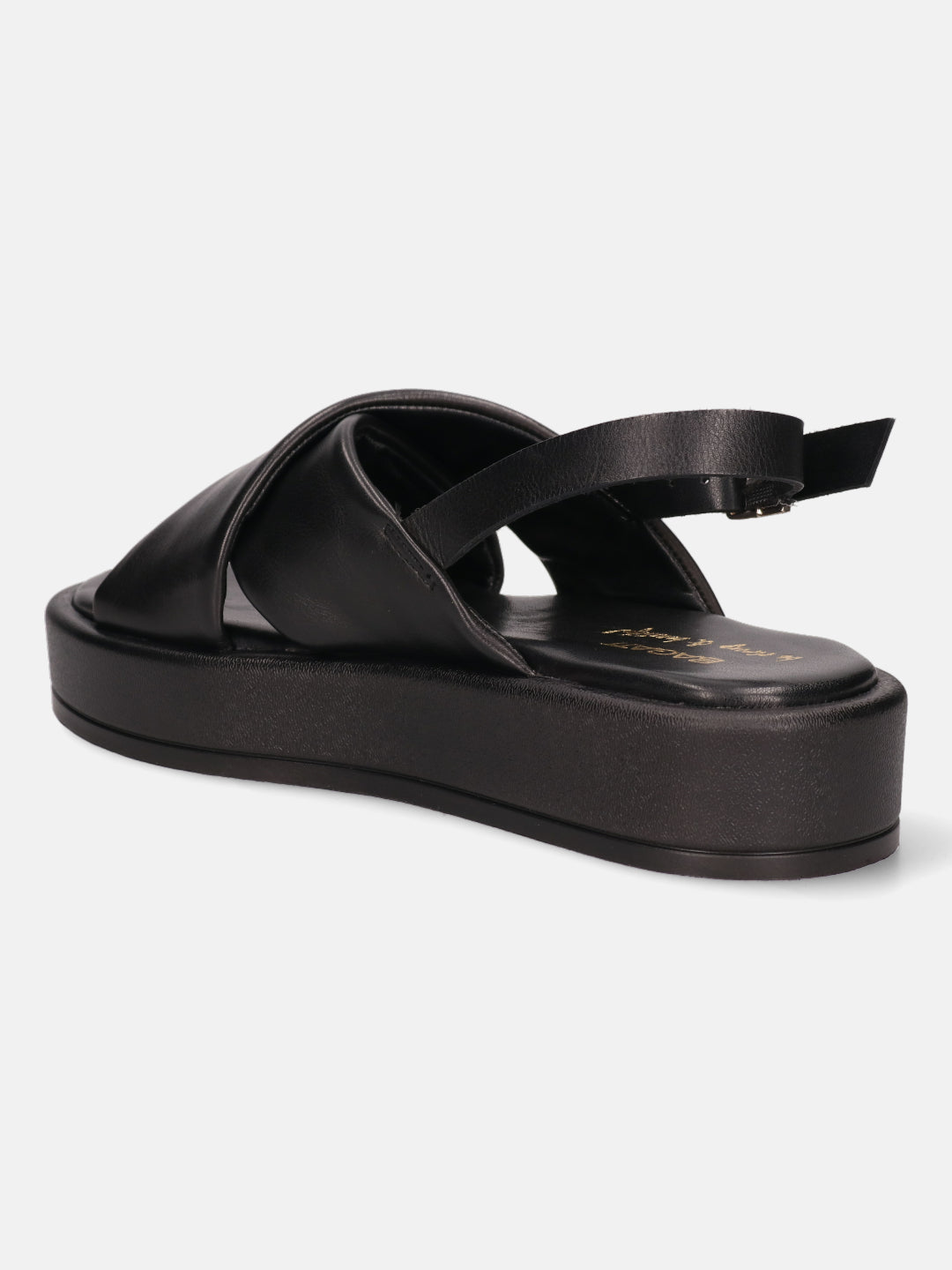 Hanoi Black Back Strap Sandals