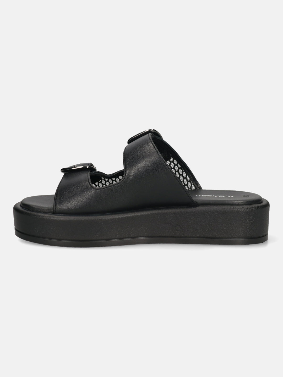 TT.BAGATT Hanoi black Premium Leather Flatform Sandals