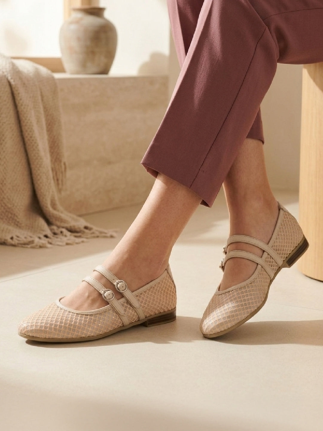 TT.BAGATT Rossi Beige Slip-Ons