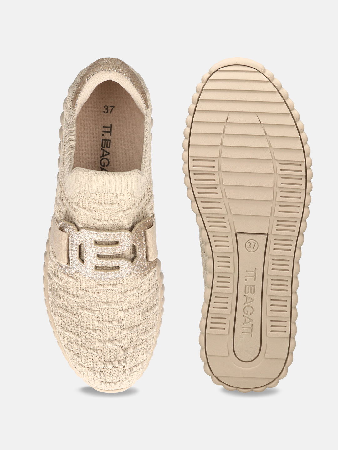 TT.BAGATT Carini beige Slip-On Sneakers