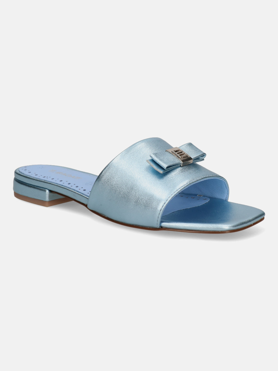 BAGATT Light Blue Premium Leather Sandals