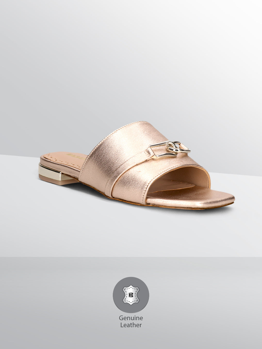 BAGATT  Glaze Rose Premium Leather Flat sandals