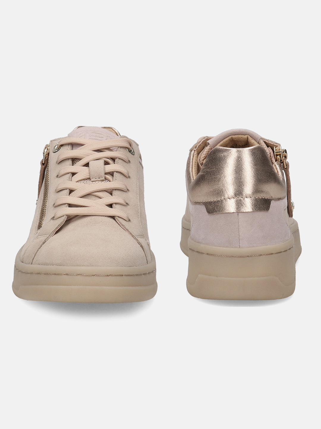 BAGATT Suede Leather Rose Mid Top Sneakers