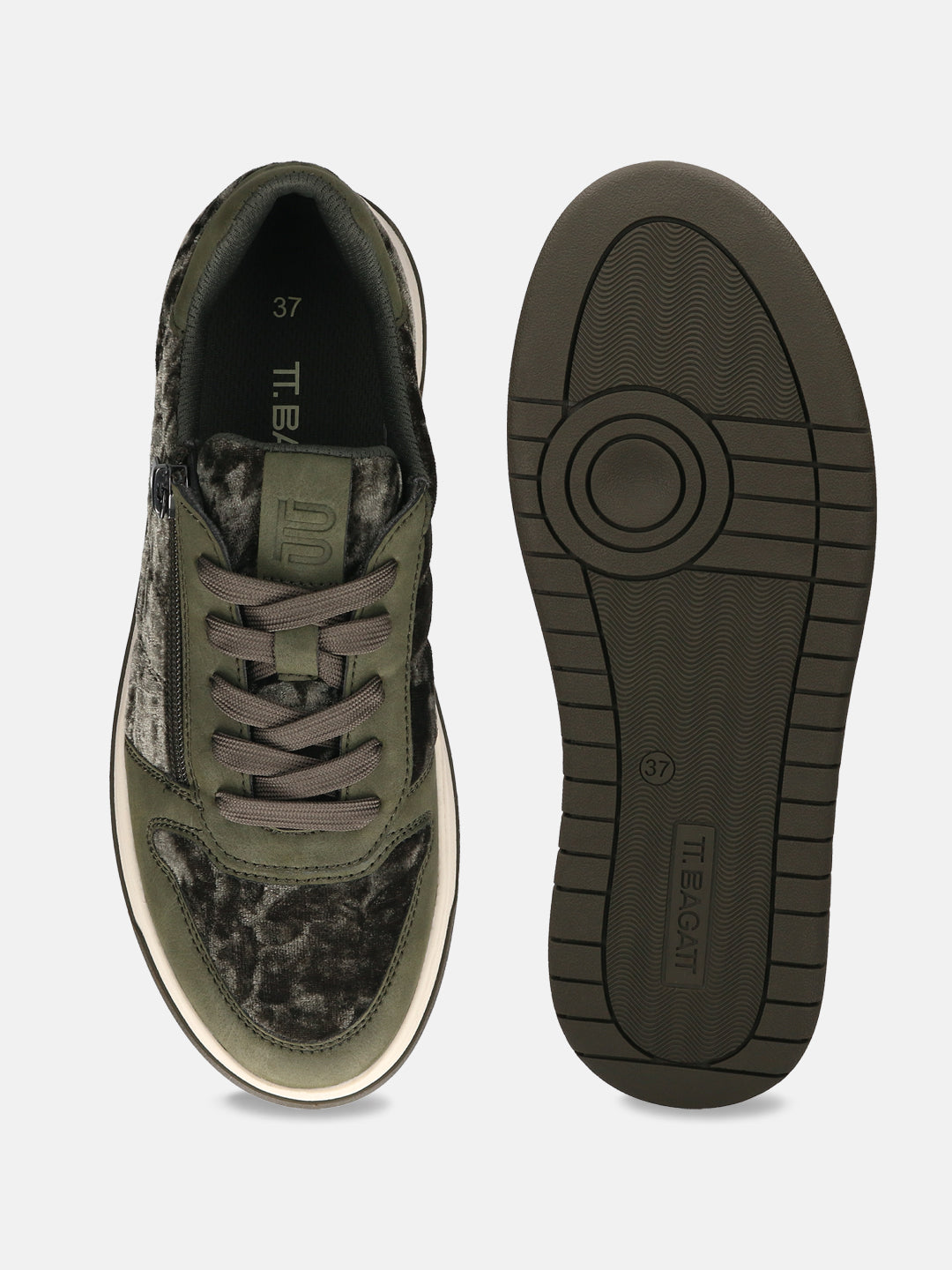 BAGATT Dark Green Sneakers