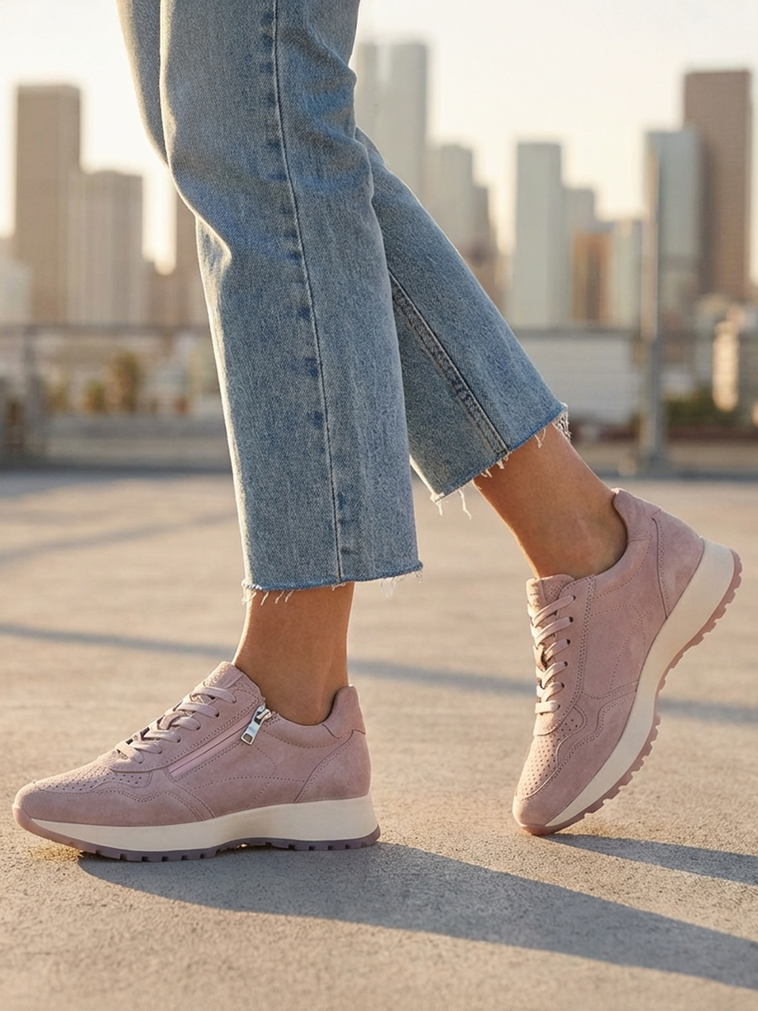 BAGATT Sophie Revo Rose Mid Top Sneakers
