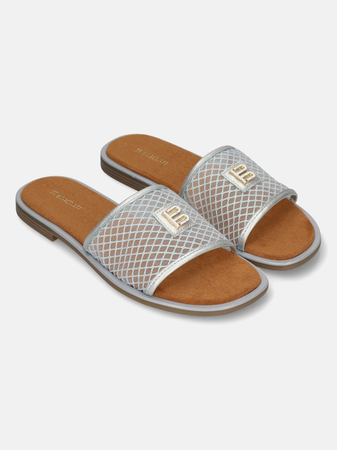 TT.BAGATT Yasha light blue Premium Leather Flat Sandals