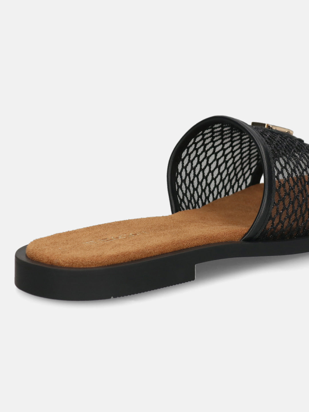 TT.BAGATT Yasha black Premium Leather Flat Sandals