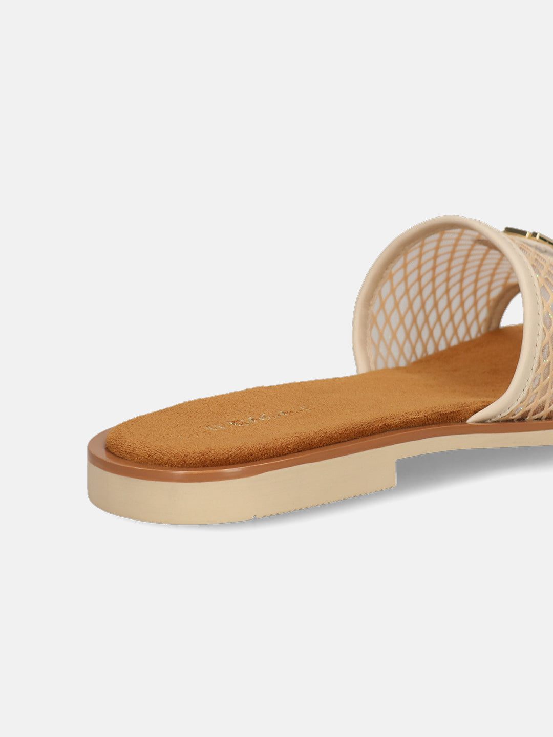 TT.BAGATT Yasha beige Premium Leather Flat Sandals