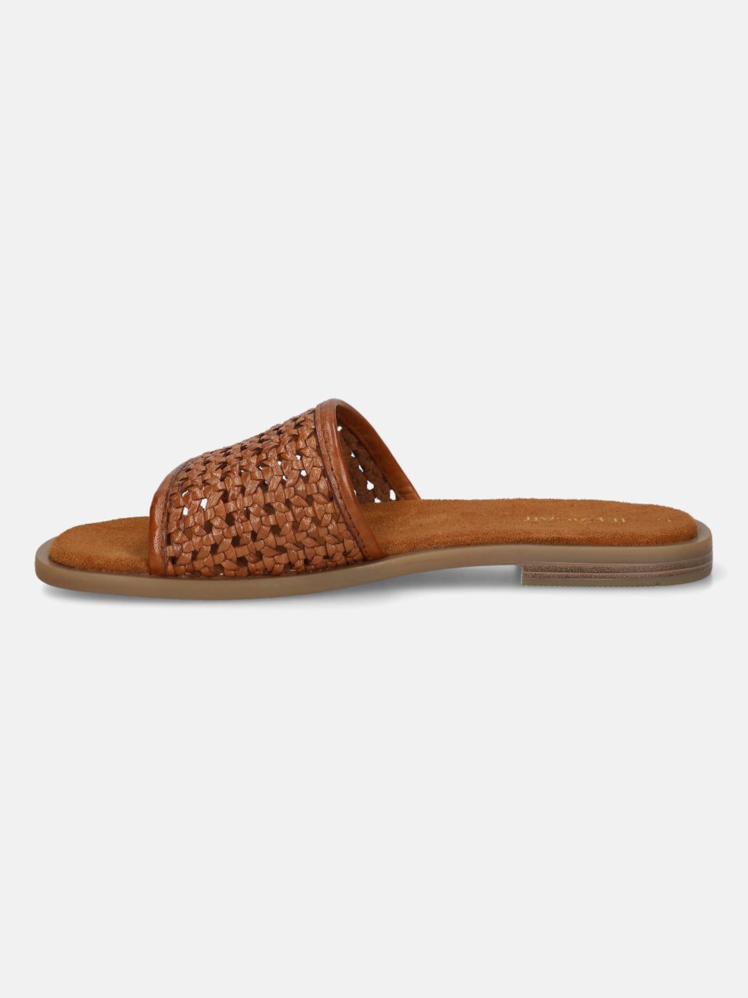 TT.BAGATT Yasha cognac Premium Leather Flat Sandals