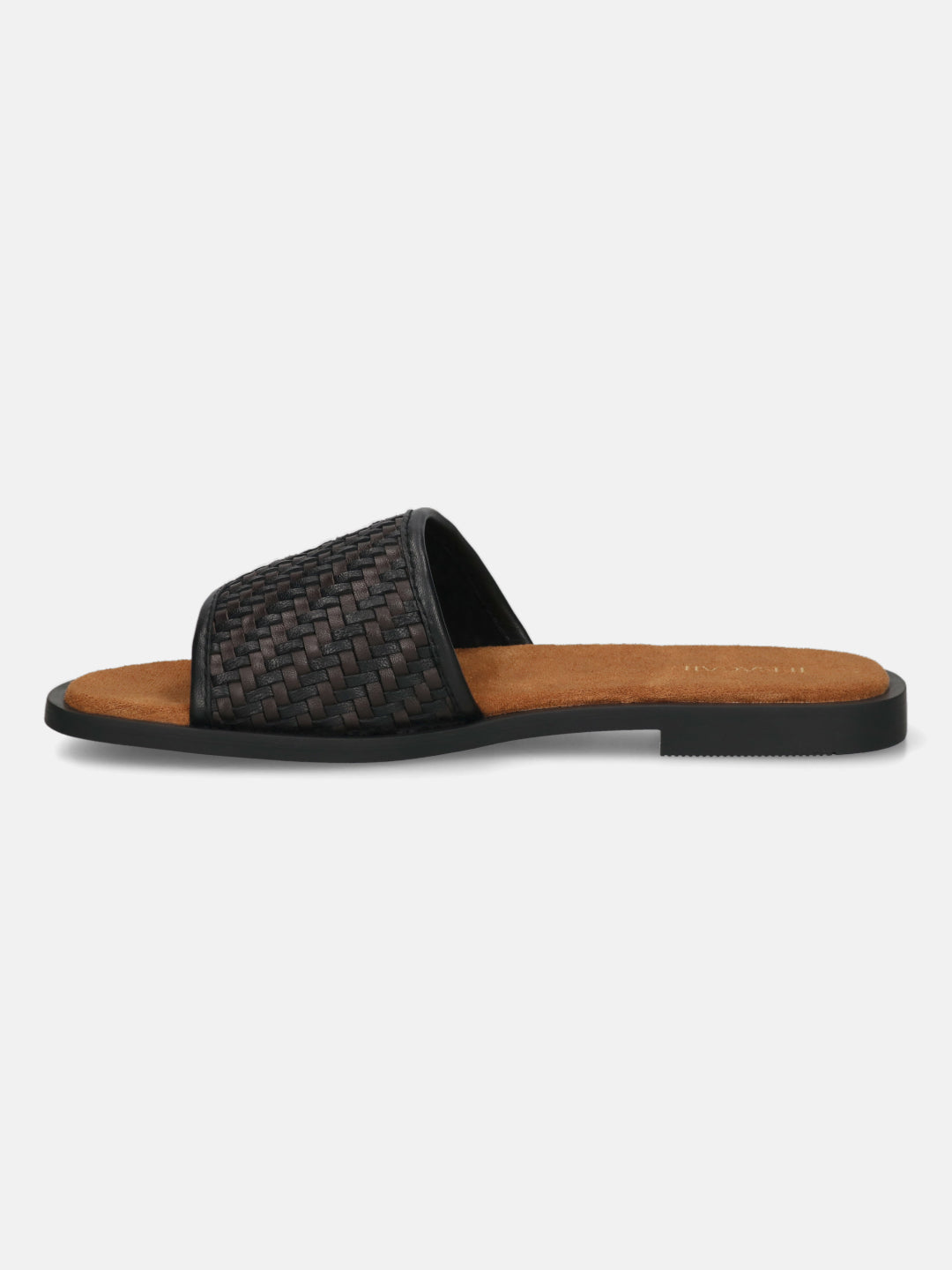 TT.BAGATT Yasha black Premium Leather Flat Sandals
