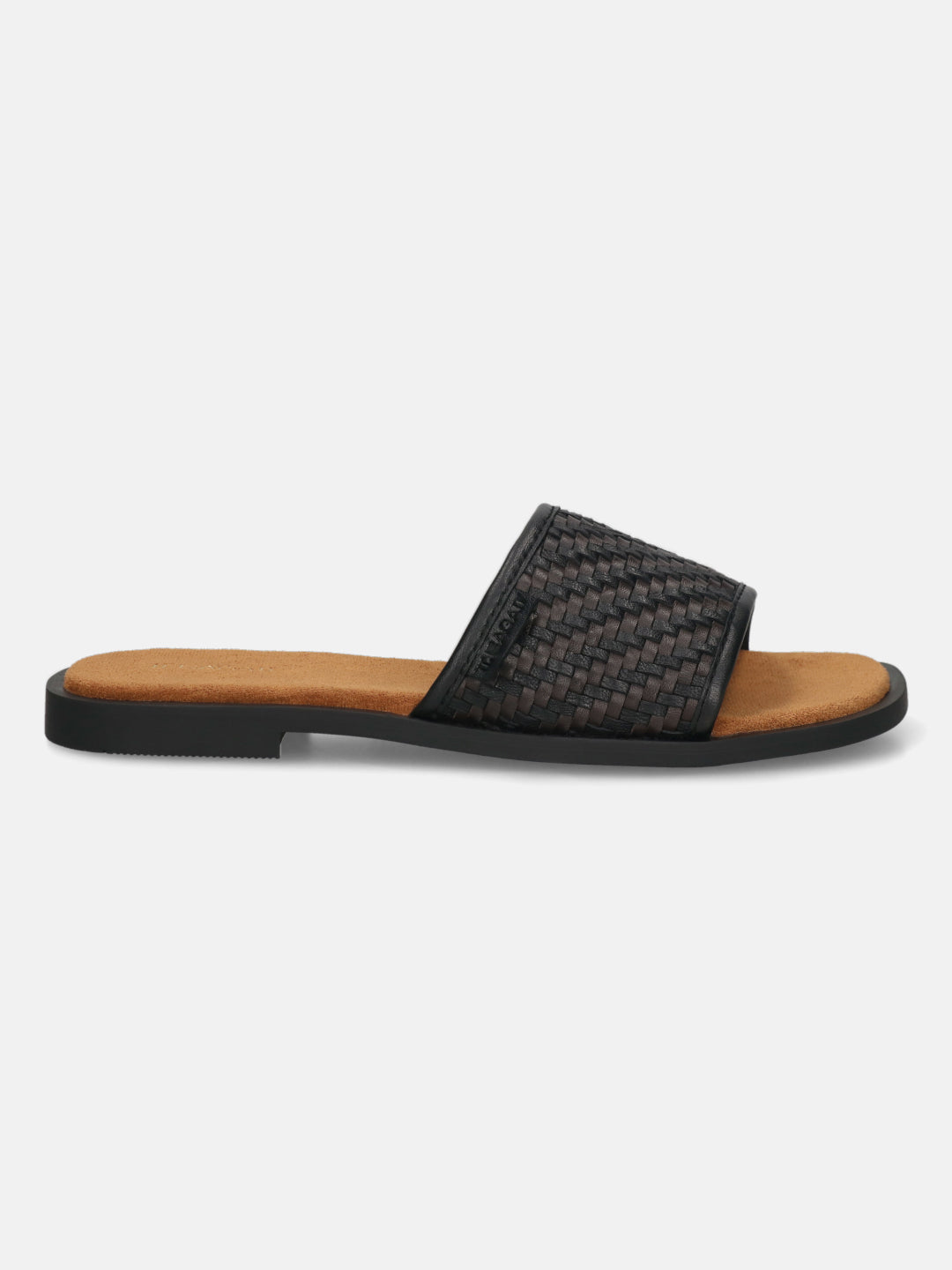 TT.BAGATT Yasha black Premium Leather Flat Sandals