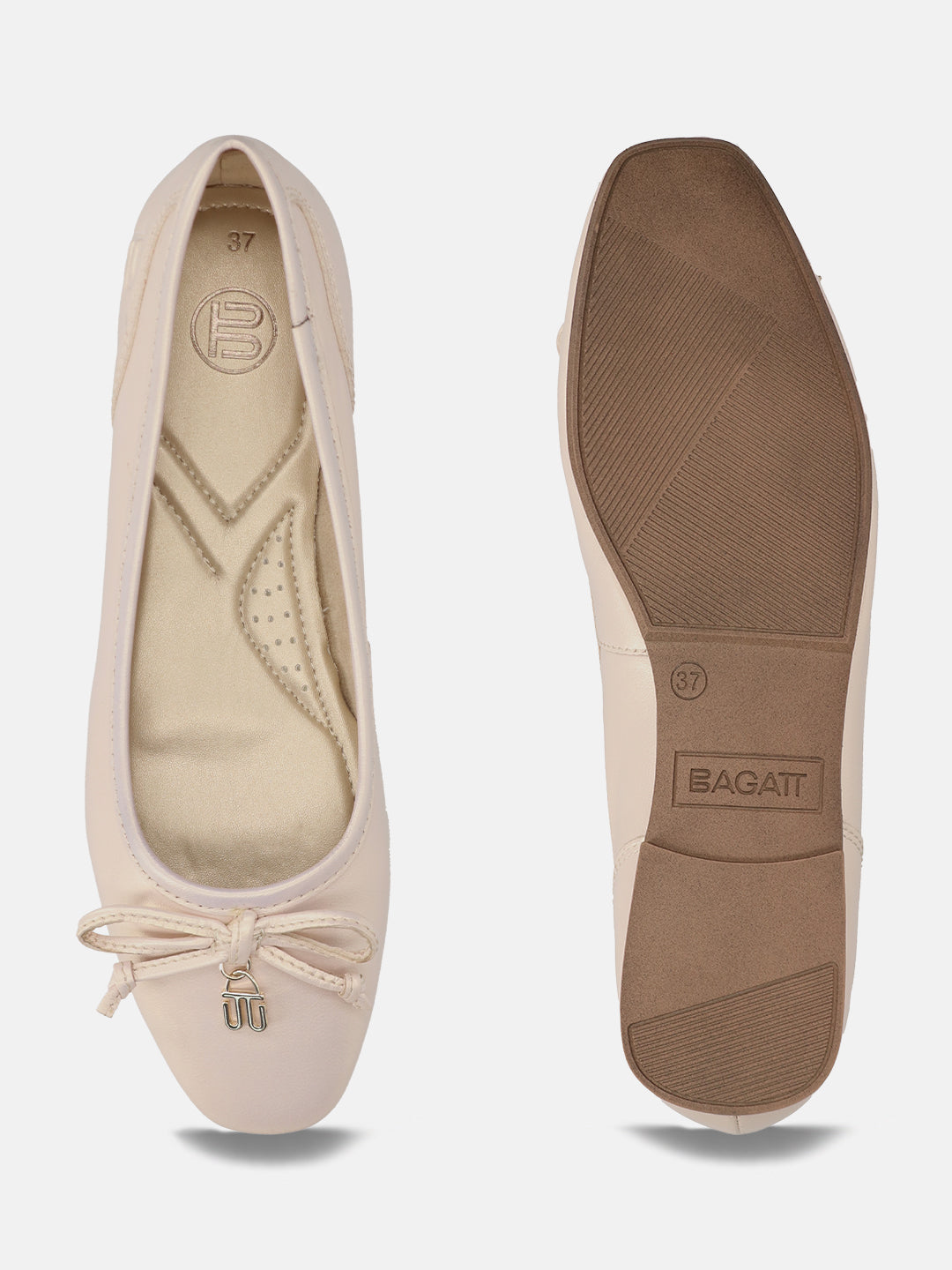 BAGATT Premium Leather Rose Ballerina