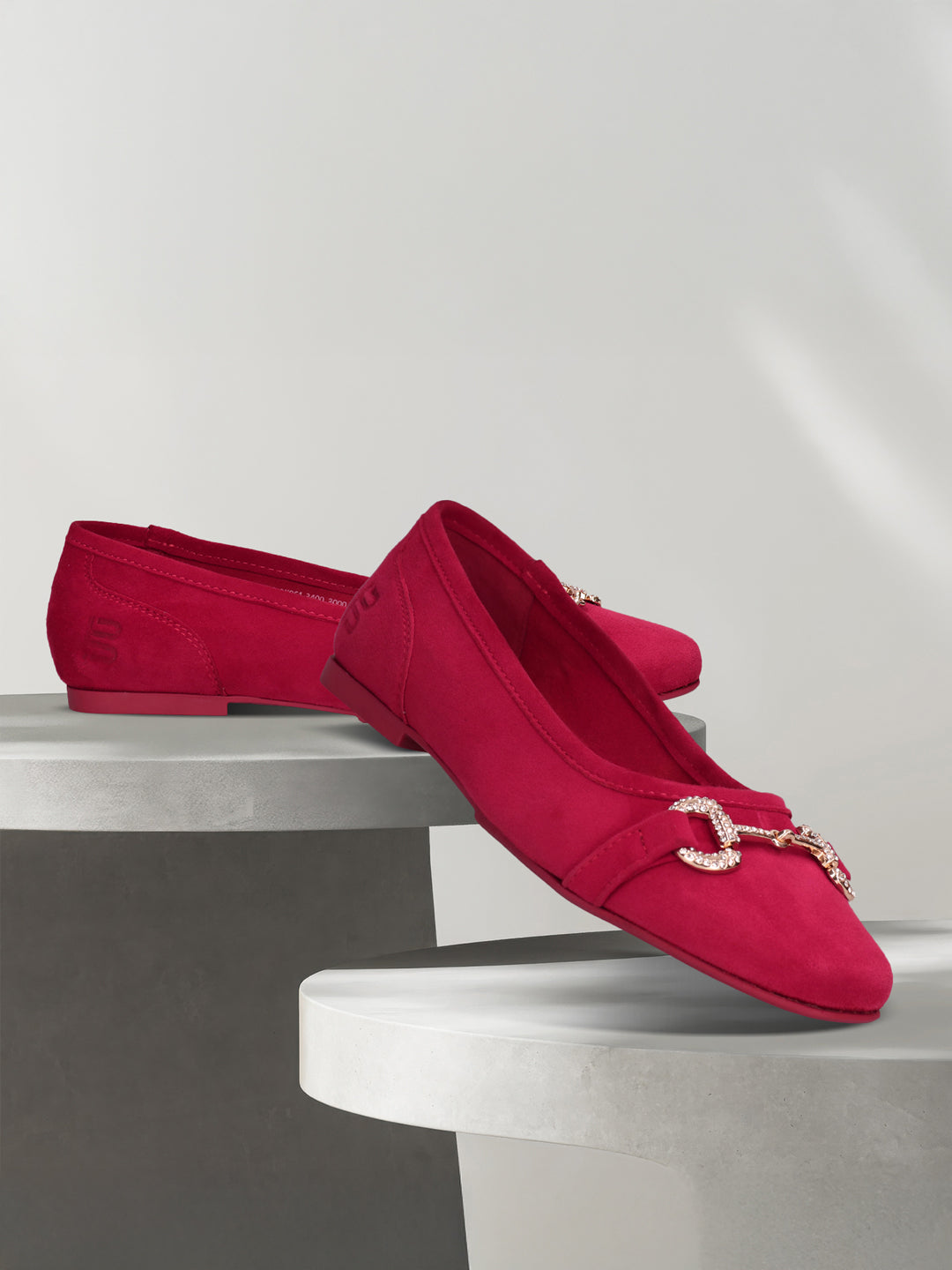 BAGATT  Amalia Red Slip-Ons