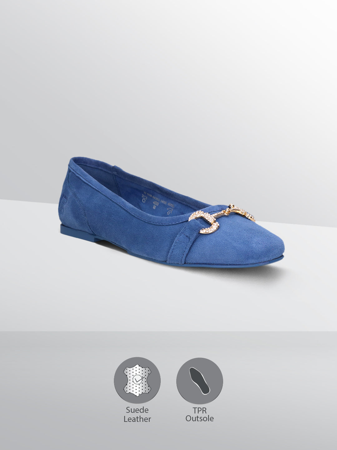 BAGATT  Amalia Blue Slip-Ons
