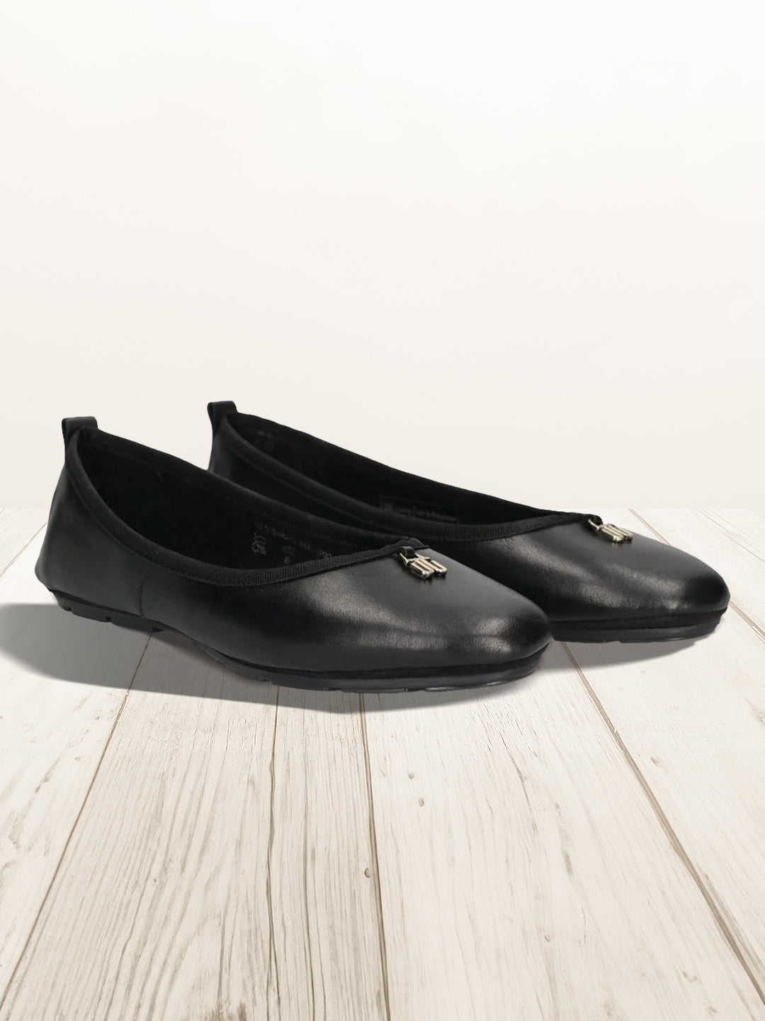 BAGATT  Mea Black Premium Leather Slip-Ons