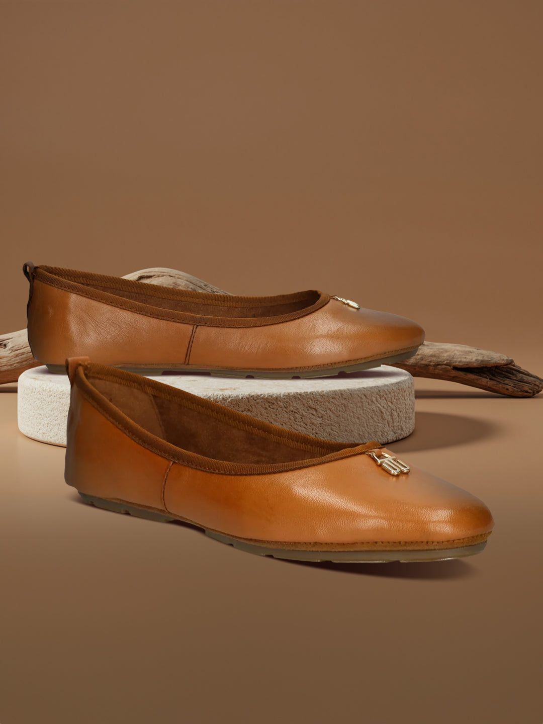 BAGATT  Mea Cognac Premium Leather Slip-Ons